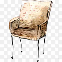卡通手绘椅子