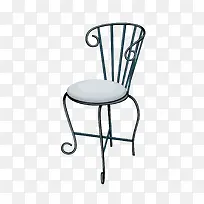 矢量欧式铁艺家具椅子