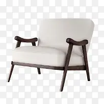 舒适白色椅子