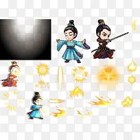中国风图标卡通游戏标识图片