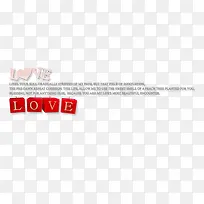love艺术字