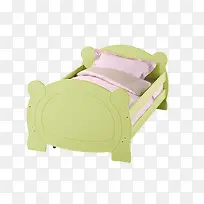 绿色婴儿床