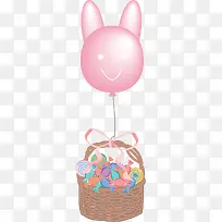 婴儿兔兔气球