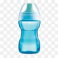 青色婴儿奶瓶