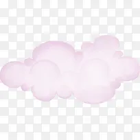 创意粉色云朵