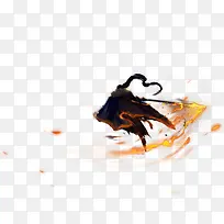 武士的背影图