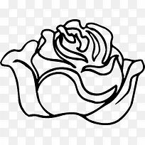 玫瑰花矢量图