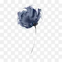 水墨鲜花