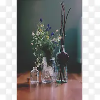 花瓶装饰背景素材