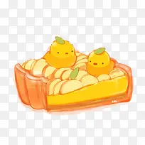 小蛋糕小鸡