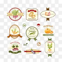 葱蔬菜标签