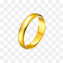 周大福黄金结婚戒指