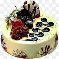 巧克力蛋糕甜品折页图片