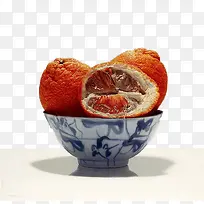 碗里的橘子