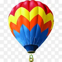 高清飞在空中多彩热气球