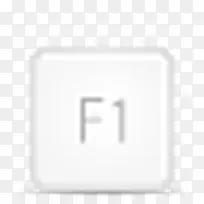 电脑键盘F1键图标