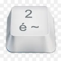 2白色键盘按键