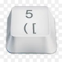 5白色键盘按键