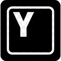 字母Y键键盘图标