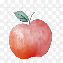 红苹果手绘插画