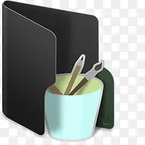 油漆mac-os-black-folder-icons