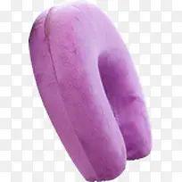 紫色U型枕糖果色调理枕