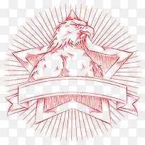 矢量美国鹰