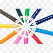 彩色铅笔免抠素材
