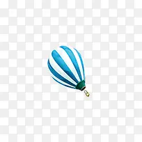 海边旅游蓝色氢气球