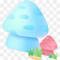 卡通小蘑菇