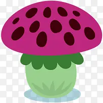 彩色卡通蘑菇
