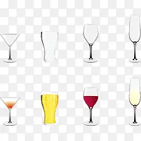 矢量酒杯