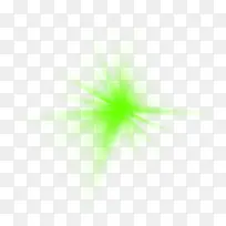 绿色爆炸光束光效