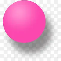 粉色圆形气球装饰