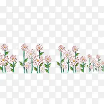 红色花瓣绿叶