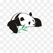 熊猫吃竹子