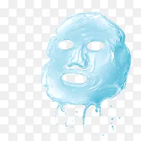 蓝色面膜特效