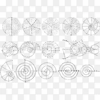 灰色几何旋转矢量图