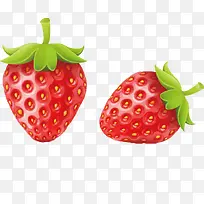 矢量水果草莓