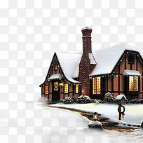 冬季里的房子