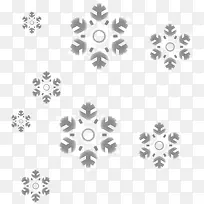 冬天矢量漫天飞雪素材