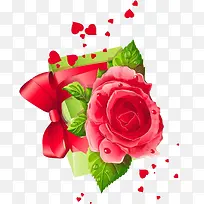 红色浪漫节日玫瑰花朵