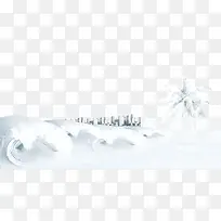雪白的浪花背景