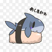 鲨鱼寿司卡通