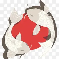 手绘鲤鱼