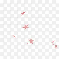 红色模糊创意五角星