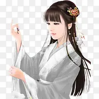 整理珍珠女子古风立绘