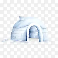 冰雪圆顶小屋