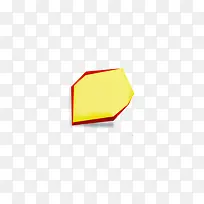 黄红色自定义形状