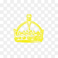 矢量黄色皇冠